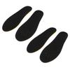 MOBUTOFU Invisible Heightening Sports Insoles with Sweat Absorption, 1.5cm and 3.5cm Heel Cushion Inserts for Men and Women, Black Yellow Pair view 1
