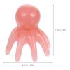 CATIEBYE Octopus Scalp Massager and Shampoo Massage Comb Handheld Palm Pressure Point Massage Tool for Scalp Relaxation and Hair Growth Pink Suitable for Head and Neck view 2