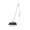 TOYANDONA Heavy Duty Indoor Dust Broom with Long Handle, Pet Hair Cleaning Tool for Home and Office, Nordic Gray Angle Broom for Sweeping Floors and Carpets view 2