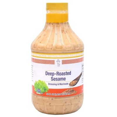 Deep-Roasted Sesame Dressing & Marinade, Rich Nutty Japanese Style Sesame Sauce, Creamy Umami Flavor with Soy, Garlic & Vinegar, Perfect for Salads, Noodles, Chicken, Vegetables & Dipping, No Artificial Preservatives, Restaurant-Quality Asian Dressin