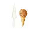 MLYCZONW Abs Egg Roll Ice Cream Cone Mold for Omelet Maker Roller Baking Tool 23.5x5 Cm view 3