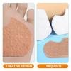 IMIKEYA Reusable Forefoot Pads 6 Pairs Thickened Breathable Metatarsal Cushion Inserts with Wool Felt for High Heels Front Foot Support and Relief view 3