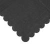 Abaodam Black Scalloped Edge Disposable Napkins 100pcs, Black Paper Table Napkins for Wedding Party, Shower, and Event Party Supplies view 3