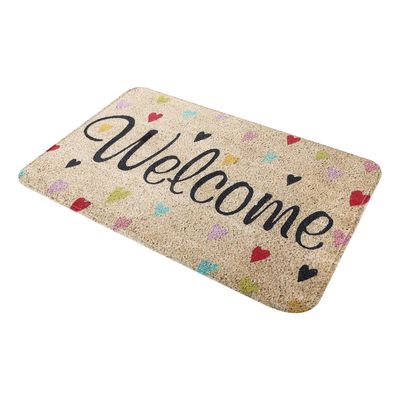 Cabilock Welcome Floor Mat Water-Absorbing Doormat Non-Skid Entrance Rug Bathroom Floor Mat Indoor Anti-Slip Door for Home Entryway