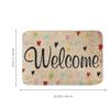 Cabilock Welcome Floor Mat Water-Absorbing Doormat Non-Skid Entrance Rug Bathroom Floor Mat Indoor Anti-Slip Door for Home Entryway view 2