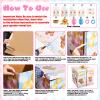 28 Inches Extra Large Gender Reveal Gift Box Kit with Oversized Printing Box Giant Pull Bows Balloon Ribbon for Gender Reveal Baby Shower Birthday Party Decor Supplies Not for Heavy-Duty(Boho Bear) view 3