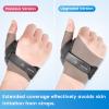 VELPEAU Elastic Thumb Wrist Support Brace (Pack of 2), Splashproof Compression Sleeve for Arthritis Pain, Tendonitis, Sprains, Sports, Splint Liner, Fits Left & Right Hands (Upgraded Short Version - Black, Large) view 4