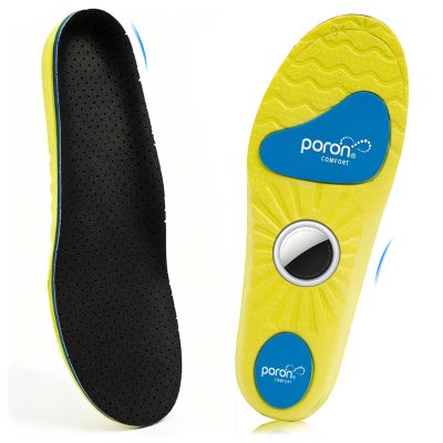 Insoles for Airtag Hidden Holder, Tracker Devise Case for Kids, Adults and Elderly, Comfortable Inserts for Shoes (Black, Foot:10.3-11IN/Insole:10.7-11.4IN/M's 9.5-M's12)