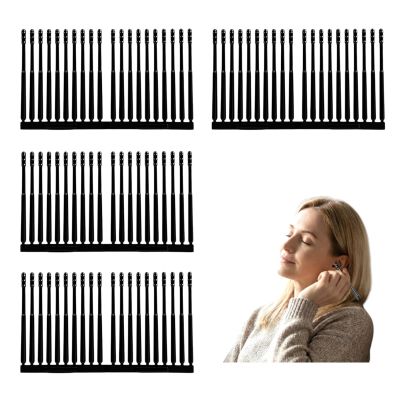 80PCS 4 Sets Family Pack Ear Cleaner, Disposable Sticky Ear Wax Removal Adhesive Swabs, Gentle Ear Cleaning Sticks Tool, Portable Ear Cleaner for Adults & Kids, Suitable for Home, Travel & Daily Use