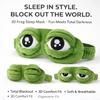 3D Frog Sleep Mask, Funny Cute Animal Eye Mask for Sleeping, Ultra-Soft & Gentle Pressure-Free Fit for Girls Women Men Kids (1pcs) view 2