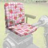 LACIYISON Plaid Strawberry Bow Print Electric Wheelchair Seat Cover Wheelchair Seat Protector for Elderly and Disable Mobility Scooter Protector Accessories Mobility Scooter Cover view 2