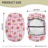 LACIYISON Plaid Strawberry Bow Print Electric Wheelchair Seat Cover Wheelchair Seat Protector for Elderly and Disable Mobility Scooter Protector Accessories Mobility Scooter Cover view 3