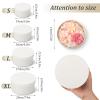 mekueeex Flower Box Set of 4 Round Gift Boxes with Clear Lids - Nesting White Round Gift Boxes for Flower Arrangements, Valentine's Day view 2