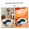 DECHOUS Stainless Steel Bedpan 2pcs Set Heavy Duty Metal Bed Pan for Elderly Men and Women Bedridden Patient Care Nighttime Use Hospital Home view 3