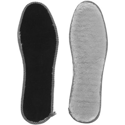 Beavorty 4 Pairs Winter Thermal Insoles Thick Plush Shoe Inserts Grey Size 40 Cushioned Warm Sole Inserts for Womens Boots and Indoor Footwear