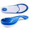VALSOLE Heavy Duty Support Plantar Fasciitis Insole - 250+ lbs Flat feet high Arch Support Orthotics Inserts for Men Women,for Standing All Day Work Boot Insoles, Absorb Shock with Every Step, Blue view 1