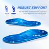 VALSOLE Heavy Duty Support Plantar Fasciitis Insole - 250+ lbs Flat feet high Arch Support Orthotics Inserts for Men Women,for Standing All Day Work Boot Insoles, Absorb Shock with Every Step, Blue view 3