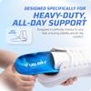 VALSOLE Heavy Duty Support Plantar Fasciitis Insole - 250+ lbs Flat feet high Arch Support Orthotics Inserts for Men Women,for Standing All Day Work Boot Insoles, Absorb Shock with Every Step, Blue view 4