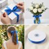 Thin Satin Ribbon 3/8 Inch x 80 Yards Soft Polyester Craft Ribbon for Gift Wrapping, Flower Bouquets, Wedding Decor, Baby Showers, and DIY Projects (Navy Blue) view 4