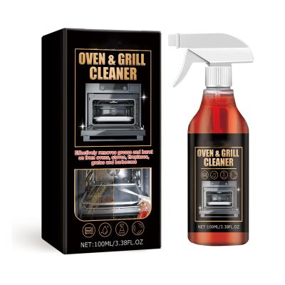 Oven & Grill Cleaner Spray Helps Remove Stubborn Grease & Residue, No Scrubbing & Eliminates Odors (1 Pcs)