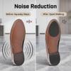 Leewoth 8 Pcs Non-Slip Shoe Pads, Self-Adhesive Rubber Sole Protectors, Anti-Skid Shoe Grips for High Heels & Leather Shoes, Noise Reduction Bottom Stickers (Black) view 4