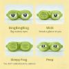 3D Frog Sleep Mask, Soft Cartoon Eyeshade for Men and Women, Portable Blindfold for Travel, Napping, and Winter Home Relaxation SpringStatements (3PCS) view 2
