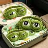 3D Frog Sleep Mask, Printed Frog Eye Mask, Funny Sleep Masks, Funny Eye Masks for Sleep, Soft Comfortable Eye Cover with Adjustable Strap for Travel, Naps and Night Sleep (2pc) view 2
