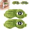 3D Frog Sleep Mask, Frog Sleep Mask, Soft & Comfortable Travel Eye Mask, Lightweight & Portable, Unisex, All-Season Use (2pcs) view 1