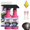 Fast-Acting Heavy-Duty Grill Degreaser Spray, Bbq Grill Cleaner Spray for Outdoor Grills, All Purpose Heavy Duty Cleaner for Burnt Food & Stubborn Grease (2pcs) view 1