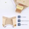 HXYhydrypd Hernia Belt for Men & Women, Inguinal Truss Support with 4 Silicone Packs, 360 Wrap-Around Breathable Honeycomb Groin Hernia Belt, for Daily & Post-Surgery Recovery(Under 80cm) view 4