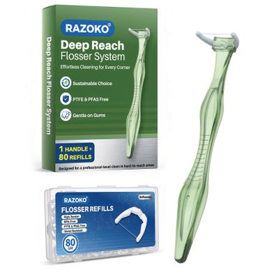 RAZOKO Deep Reach Dental Flosser System