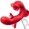 2025 Long-Distance Special Silicone Massager kit can Play Waterproof Anywhere You Like Suitable for Men's Rechargeable Cordless Body Massager with 9 Modes Suitable for Men's Relaxation - CH01 (red) view 1