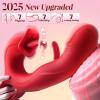2025 Long-Distance Special Silicone Massager kit can Play Waterproof Anywhere You Like Suitable for Men's Rechargeable Cordless Body Massager with 9 Modes Suitable for Men's Relaxation - CH01 (red) view 2