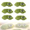 3D Frog Sleep Mask, Printed Frog Eye Mask, Funny Sleep Masks, Funny Eye Masks for Sleep, Soft Comfortable Eye Cover with Adjustable Strap for Travel, Naps and Night Sleep (6pc) view 1
