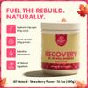 UnTapped Strawberry Recovery Powder 8 Servings, 14.1 oz (400 g) | 3:1 Carb-to-Protein Ratio with Milk, Egg Whites & Maple Sugar | Post Workout Recovery Powder for Athletes, Running, Cycling & Training view 2