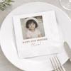 Personalized Napkins for Birthday Napkin for Family Friends All Ages - Unique Fanny Birthday Party, Napkins with Photo Text Custom Cocktail Birthday 2 view 4