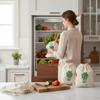 DNkitch 100% Cotton Storage Bags Eco-Friendly Grocery Reusable Bags for Fridge Washable, Breathable & Durable Produce Bags for Vegetables & Fruits Storage Bags for Fridge (12) view 4
