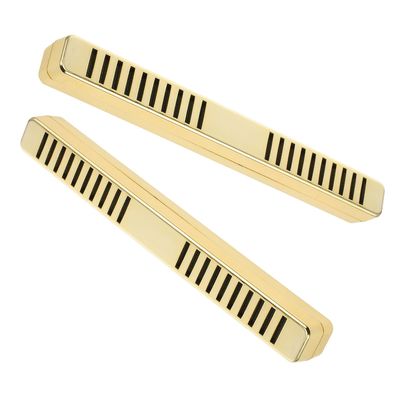 Alasum 2pcs Cigar Humidifier Sheets for Humidor Box, Rectangle Humidity Control Pieces, Golden Color, Accessory for Cigar Preservation and Travel Cases