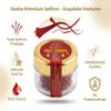 100% Pure Kashmiri Half Thread Premium Mongra Kesar Saffron Threads, Bold and Aromatic, Naturally Vibrant, Glass Jar, 1gram (12) view 4