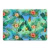 Vuiopuf Hawaiian Floral Print Crystal Velvet Floor Mat Soft Plush Cushion for Shower Sink Kitchen, Prevents Tripping view 1