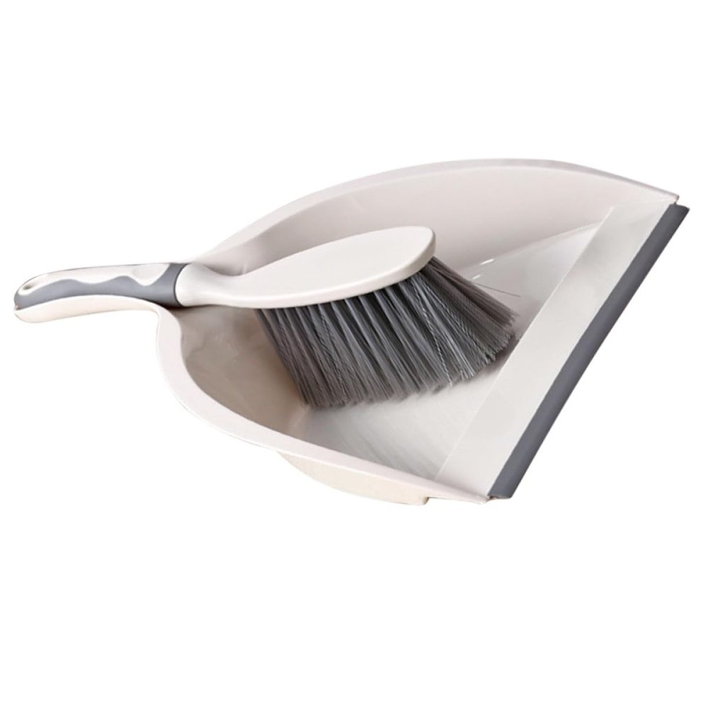 Healifty Mini Dustpan and Brush Set, Portable Handheld Broom with Dustpan, 2pcs Household Cleaning Tool for Desktop and Small Surface Sweeping