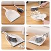 Healifty Mini Dustpan and Brush Set, Portable Handheld Broom with Dustpan, 2pcs Household Cleaning Tool for Desktop and Small Surface Sweeping view 3