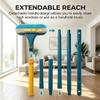 2-in-1 Multifunctional Mesh Screen & Window Cleaner Brush, Detachable Screen Cleaner Tool with Squeegee, Wet and Dry Dual-Use Blind Cleaner for Patio, Door, Porch Screens (1PC-D) view 3