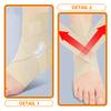 MAGICLULU Ankle Support Brace Wrap with Adjustable Strap and Built-in Cushion, Medium Skin Tone Ankle Sleeve Compression Support for Sports Injury and Football Protection view 3