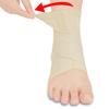 MAGICLULU Ankle Support Brace Wrap with Adjustable Strap and Built-in Cushion, Medium Skin Tone Ankle Sleeve Compression Support for Sports Injury and Football Protection view 4