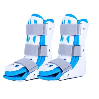SJRYSJIHM Children Ankle Support, Foot Orthosis Brace Padded, Night Support Brace Splint, Adjustable Protector with Front Protection Plate for Sprained Ankle Recovery.(Left+Right,Large)