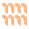 SOLUSTRE Silicone Toe Corrector and Portable Toes Spacer 4 Pairs Bunion Splint Valgus Tool view 1
