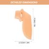 SOLUSTRE Silicone Toe Corrector and Portable Toes Spacer 4 Pairs Bunion Splint Valgus Tool view 2