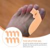 SOLUSTRE Silicone Toe Corrector and Portable Toes Spacer 4 Pairs Bunion Splint Valgus Tool view 3