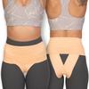 FEMME JOCK Pelvic Support Belt for Women - Pregnancy & Postpartum Uterus Girdle, SPD, Prolapse, Vulvar Varicosities Support Band - Low Waist, Beach Sand, Small fits waist 26" up to 31" view 1